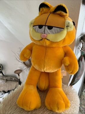 Garfield Plush Toy - Orange Cartoon Cat Stuffed Animal